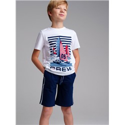 Комплект трикотажный для мальчиков: фуфайка (футболка), шорты