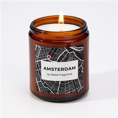Ароматическая свеча в банке Amsterdam, сосна, эвкалипт, 250 г