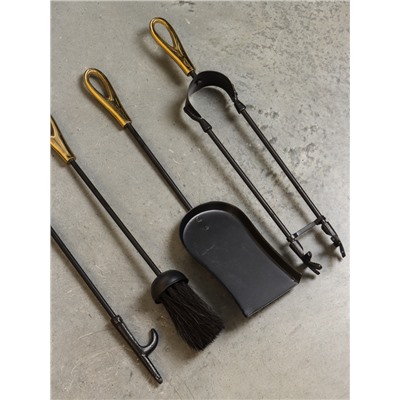 Каминный набор, 63 см, сталь, алюминий