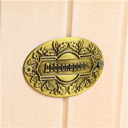 Шайка для бани и сауны, 15 л, липа, нержавеющий обруч, «Добропаровъ»