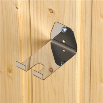 Подвес - кронштейн для бани и сауны, нержавеющая сталь, для черпаков