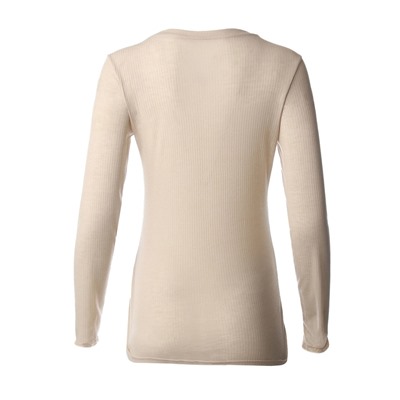 Лонгслив женский KAFTAN: Basic line, бежевый, размер 40-42