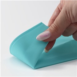 Набор кондитерский, 6 предметов: адаптер, мешок, 4 насадки d=1.8 см, бирюзовый