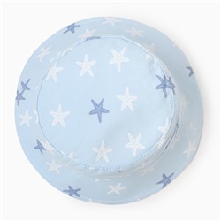 Панама детская MINAKU «Морская звезда», размер 46-48, голубая