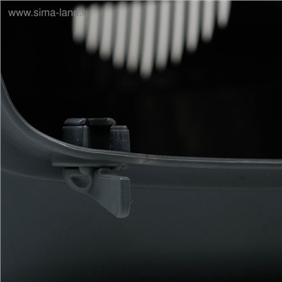 Переноска для животных до 9 кг «Пижон», 43×29×27.5 см, металлическая дверь, пластик, бежевая, серая