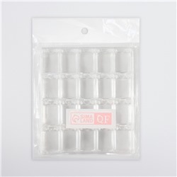Органайзер для хранения мелочей, 20 ячеек, 14.5×12.5×1.7 см, прозрачный