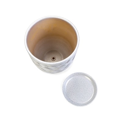 Горшок для цветов «Узор», 5 л, d=21 см, h=21 см, керамический, с поддоном