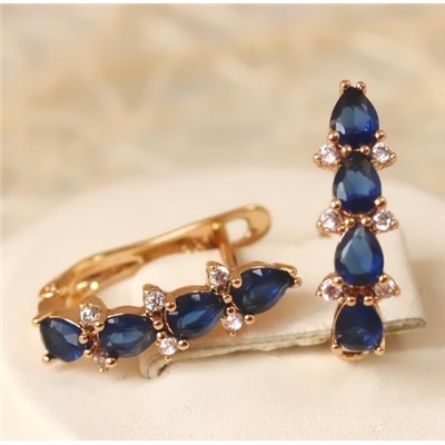 Серьги позолота H01-8275