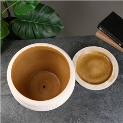 Горшок для цветов «Аманта», 12 л, d=30 см, h=25 см, керамический, с поддоном