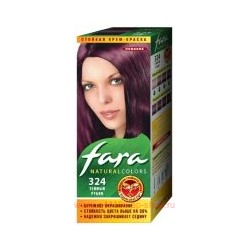РК Fara Natural Colors Краска для волос тон 324 темный рубин