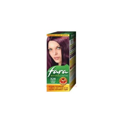 РК Fara Natural Colors Краска для волос тон 324 темный рубин