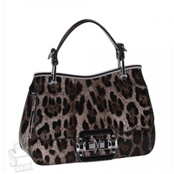 Сумка женская кожаная 6061Q leopard brown Polina&Eiterou