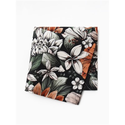 Набор салфеток с декоративными кольцами «Этель» Meadow flower, 40×40 см - 4 шт., 100% хлопок, саржа