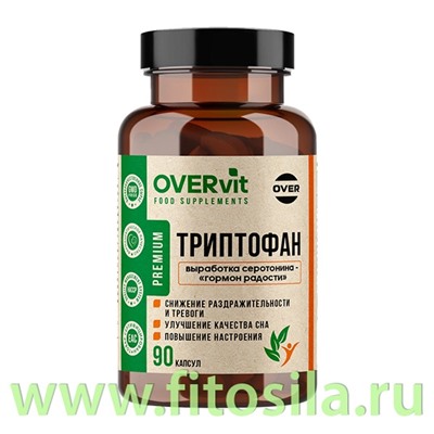 Триптофан  90 капсул (OVERVit) БАД