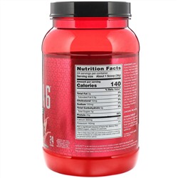 BSN, Syntha-6 Isolate, сухая смесь для приготовления протеиновых коктейлей, со вкусом клубники, 912 г (2,01 фунтов)