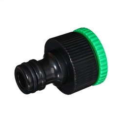 Штуцер, внутренняя резьба, 1/2" (12 мм) – 3/4" (19 мм), быстросъёмное соединение, пластик