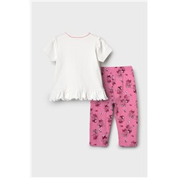 Комплект детский трикотажный для девочек: джемпер (футболка), брюки PLAYTODAY, 1240123