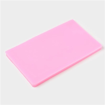 Молд Доляна «Тропические листья», силикон, 20.7×12 см, розовый