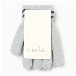 Перчатки детские MINAKU, 13 см, голубые