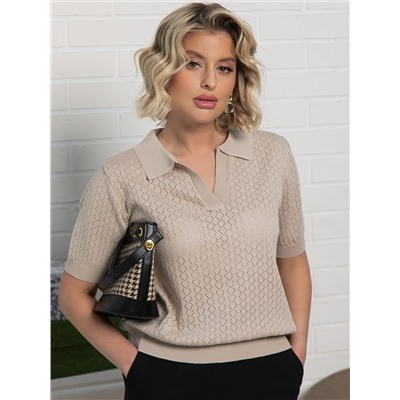 Поло Тихая роскошь (бежевое) Б15276-7М