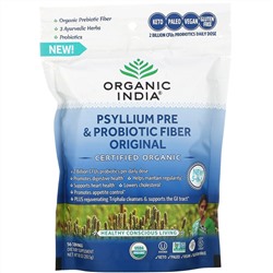 Organic India, Psyllium Pre & Probiotic Fiber, Original, 10 oz (283.5 g)