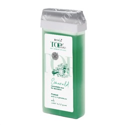 ItalWax Воск для депиляции в картридже / Top Line, изумруд, 100 мл 27664