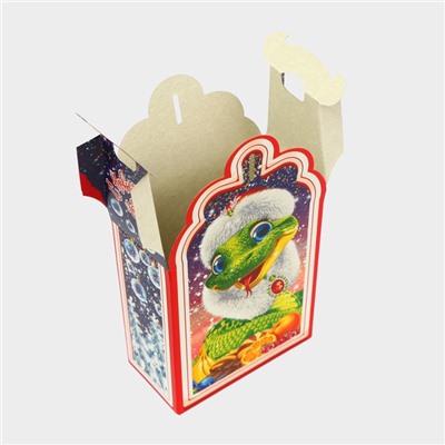 Подарочная коробка новогодняя Фигурная малая «Лакомка», упаковка, 11.1×5.8×20.5 см