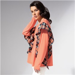 Лонгслив дизайнерский, Гардеробная магия (лососевый)