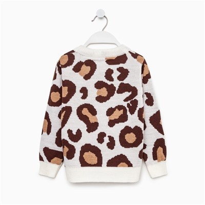 Джемпер детский «Леопард» KAFTAN, размер 30 (98-104 см)