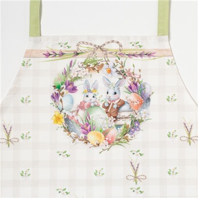 Фартук Этель «Уютная Пасха» 60×70 см, 100% хлопок, саржа 190 г/м²