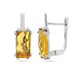 Серьги из серебра диаспор, Камелия