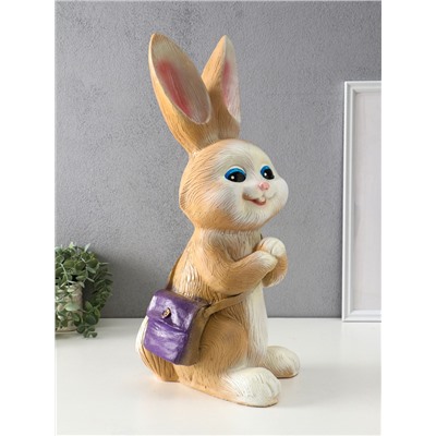 Копилка для денег «Заяц почтальон», гипс, 53×25×27 см