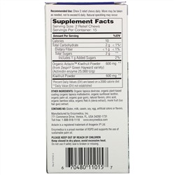 Enzymedica, Kiwi Regularity, Kiwi Flavor, 30 Relief Chews