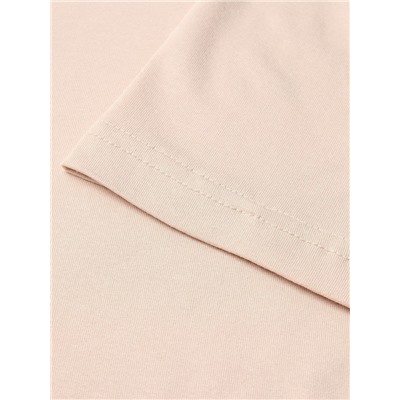 Пижама женская (футболка, шорты) MINAKU: Home collection, размер 44, бежевая