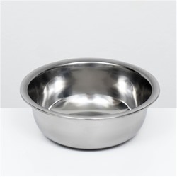 Миска металлическая эконом, 1 л, 17×6.5 см