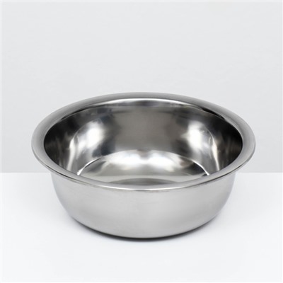 Миска металлическая эконом, 1 л, 17×6.5 см