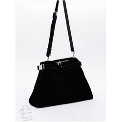 Сумка женская кожаная 6149Q black Polina&Eiterou в Новосибирске