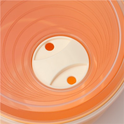 Кружка пластиковая с вакуумной крышкой, 720 мл, МИКС