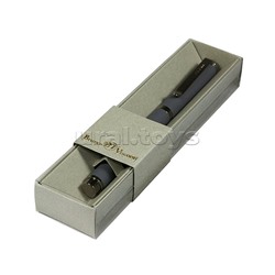 Ручка в футляре "Venezia Pragmatico" 1,0 мм, синяя (серый корпус, серая коробка)