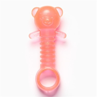 Игрушка для собак жевательная светящаяся в темноте «Медвежонок», 9×4.5 см