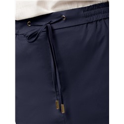 Юбка на резинке, с карманами из тонкого хлопкового твила с эластаном