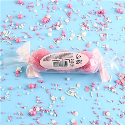 Бомбочки для ванны, 3×20 г, аромат малины, BEAUTY FOOD