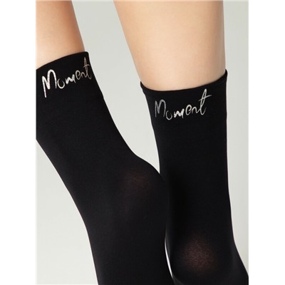Полиамидные CONTE FANTASY Матовые носки с сияющей термоаппликацией Moment