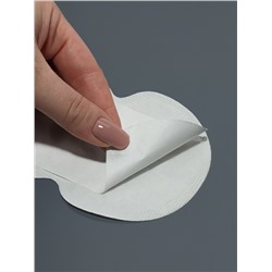 Набор защитных вкладышей для подмышек, самоклеящиеся, 6 пар, белый