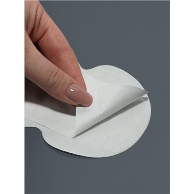 Набор защитных вкладышей для подмышек, самоклеящиеся, 6 пар, белый