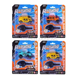 Машина с катапультой "Попробуй догони" в ассортименте, на листе