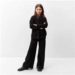 Костюм для девочки (кардиган, брюки) MINAKU, чёрный, рост 104 см