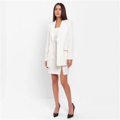 Пиджак женский MIST: Classic Collection, размер 44, экрю