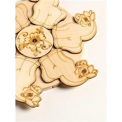 Подставка под горячее «Лошадка», 20 см, можжевельник