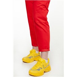 Брюки футер 2-х нитка  102/08/Красный